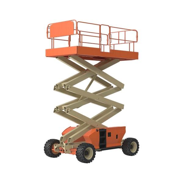 each scissor lift comes with a maximum weight capacity that need to not be surpassed for safe operation